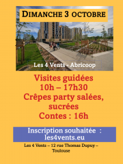 Visites Guidées, Contes et Crèpe party aux 4 Vents- Abricoop